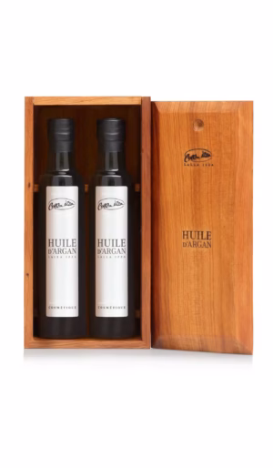 COFFRET CADEAU DUO D'HUILE D'ARGAN COSMETIQUE 2x100 ml