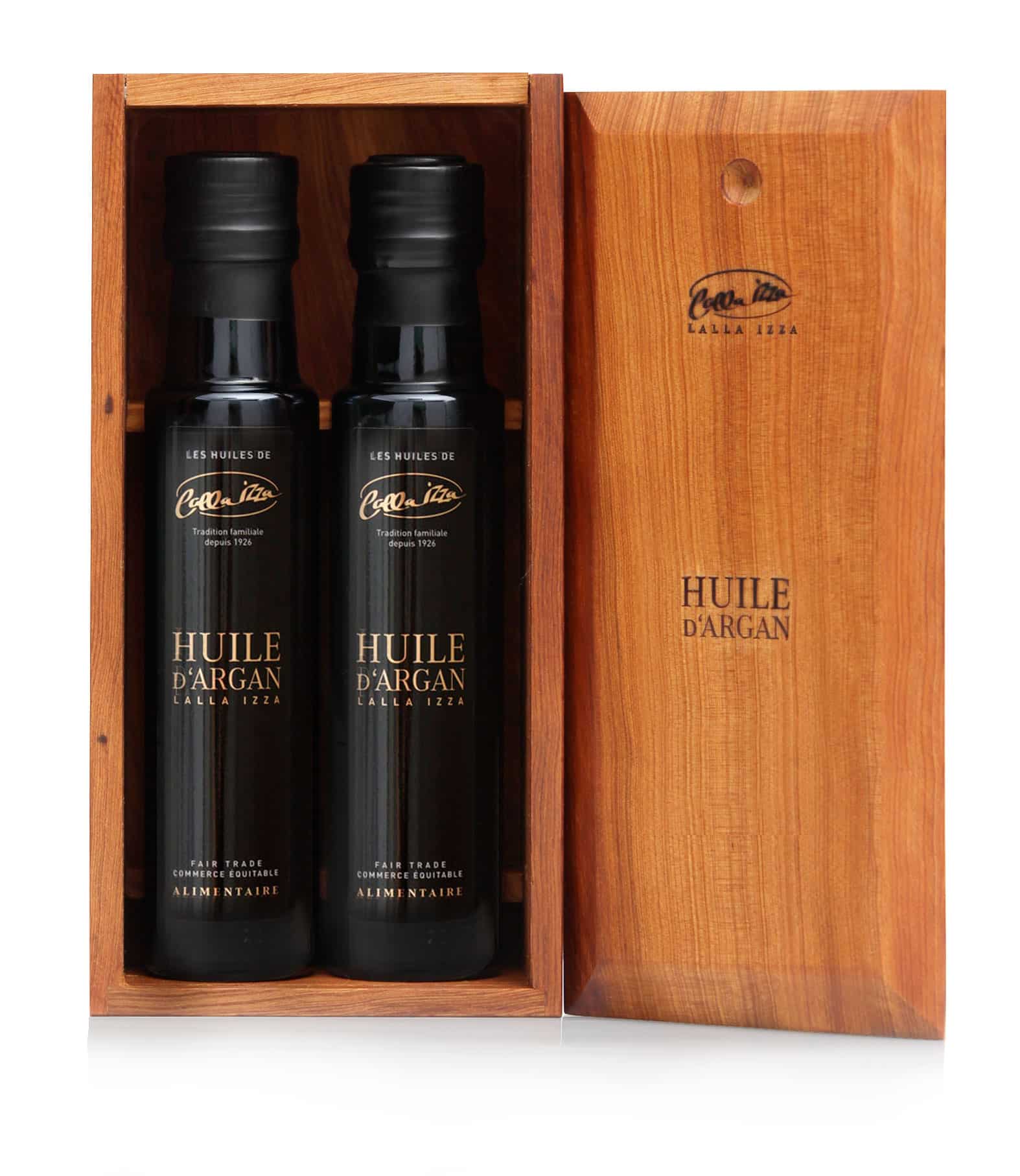 COFFRET CADEAU DUO D'HUILE D'ARGAN ALLIMENTAIRE 2x100 ml