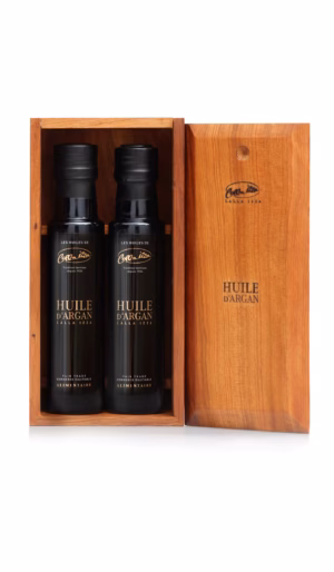 COFFRET CADEAU DUO D'HUILE D'ARGAN ALLIMENTAIRE 2x100 ml