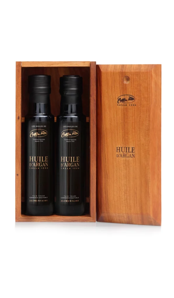 COFFRET CADEAU DUO D'HUILE D'ARGAN ALLIMENTAIRE 2x100 ml